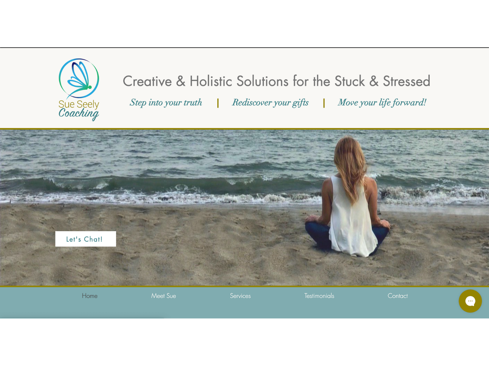 Example of Life Coach Website Design
