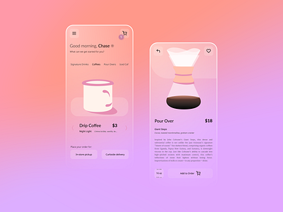 Disco Brews Coffee app coffee coffee cup coffee shop design startup web