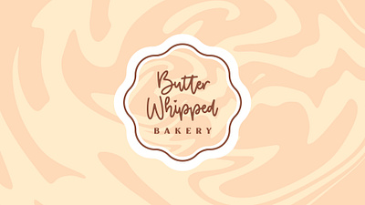 Butter Whipped Bakery Logo bakery branding cookies custom design logo playful typography vector