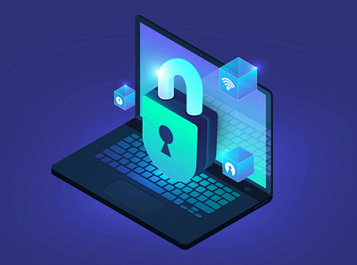 Security Technology isometric security technology