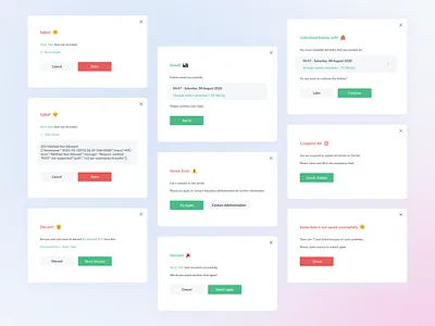 Pop up Message dialog dialog box emoji message modal popup