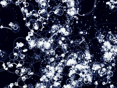 Particle Chamber abstract generative javascript tinycode