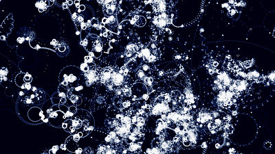 Particle Chamber abstract generative javascript tinycode
