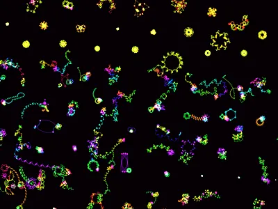 Nano Machines generative javascript tinycode