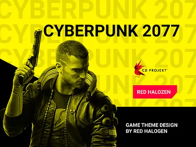 game 2d 3d art cyberpunk design dribbblr game game art game design gaming illustration popular redhalogen resent typography