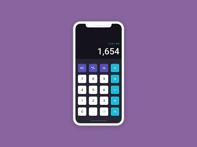 Calculator UI calculator ui daily ui