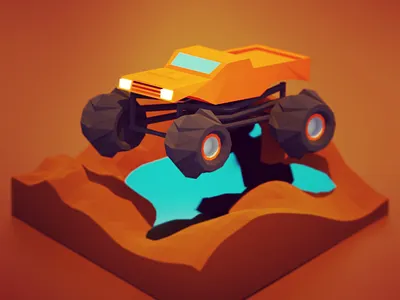 Monster Truck (Getting Started with Blender) 3d blender 3d blender3d monster truck