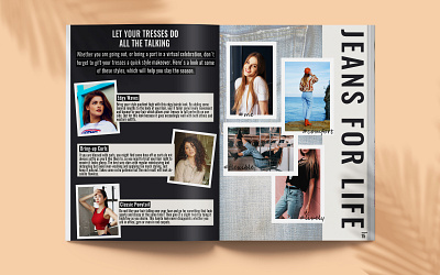 Havana Magazine page 14-15 brand identity design editorial fashion graphic design layout lifestyle magazine minimal type typography