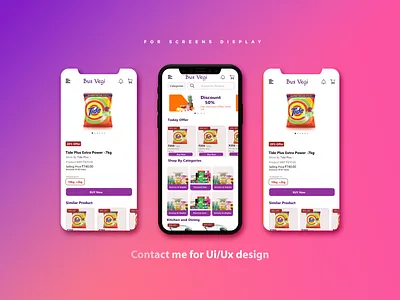 bus vegi Online grocery APP app app design design graphic design ui ux web