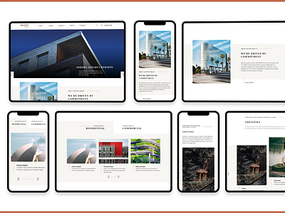 Ashoka Realty - website revamp typography ui ui design ux ux design uxdesign webdesign website website design