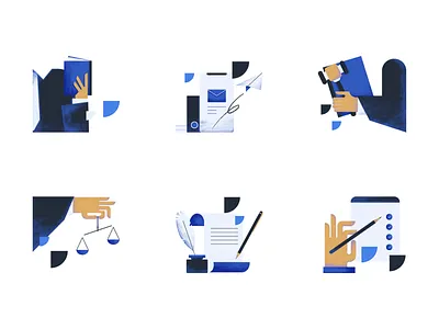 Legaljobs illustrations branding design icon icon design iconography illustration minimal ui vector web