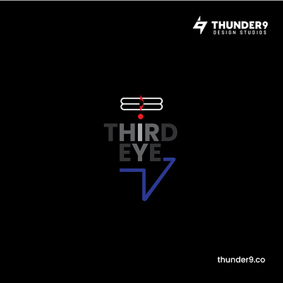 Third eye branding design illustration illustrator logo minimal typography vector