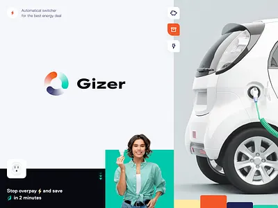 Gizer Branding brand design brand identity brand sign brandbook branding branding agency branding concept energy halo lab identity identity design logo logo design logotype print printing