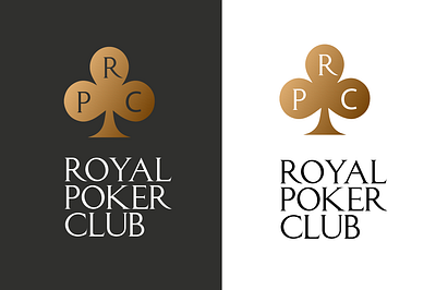 logotype design for royal poker club brand brand identity branding design designer graphic graphicdesign illustration logo logo design logodesign logos logotype monogram monogram logo vector