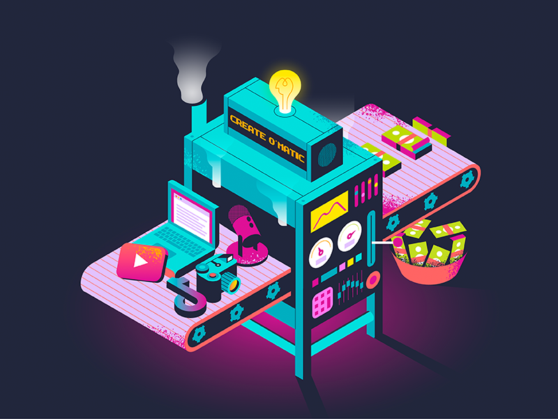 Example of Isometric Illustration