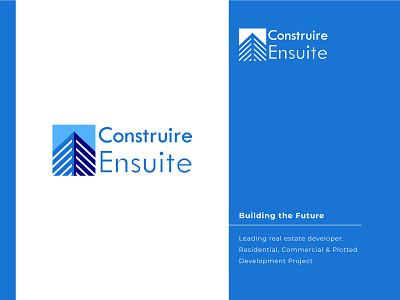 Construire Ensuite Logo logo minimal real estate