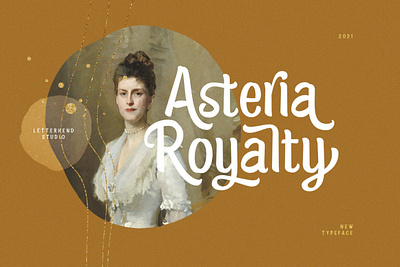 Asteria Royalty - Handwriting Font comicfont digitalart font typography