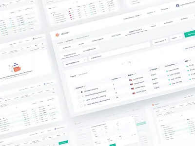 Seodity I Keyword Research app dashboard design ideas kerword keyword ideas keyword research keywords keywords tool phrases research se search seo tools seodity ui website