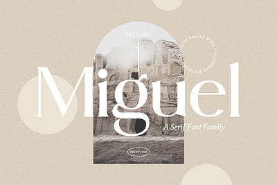 Miguel Font Family branding classic font design display font elegant font font font design font family fonts graphic design lettering logo fonts modern font retro font serif font typeface typeface design typefaces typography vintage font