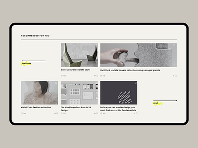 Daily Design News - Recommended branding clean design experimental design landing page layout magazine layout minimal news newspaper next online magazine previous section typography ui ux