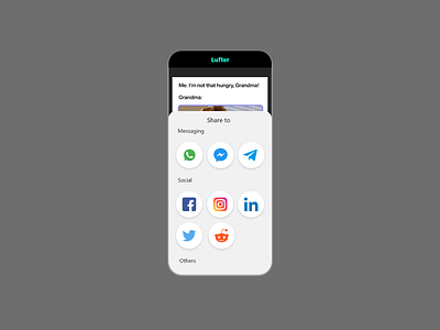 DailyUI::010 Social Share #DailyUI design ui