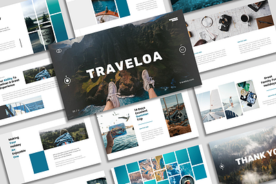 Traveloa Presentation Template design google slides powerpoint powerpoint template presentation design presentation template