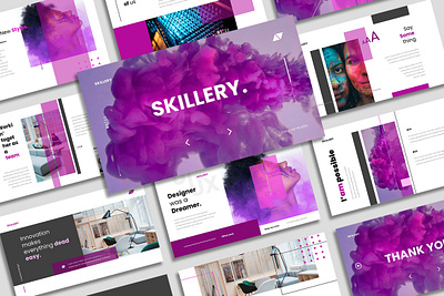 Skillery Presentation Template design google slides powerpoint powerpoint template presentation design presentation template