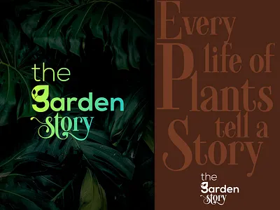 The Garden Story - Garden logo garden garden store logo green green logo logo logo design logotype plants plants logo the garden story