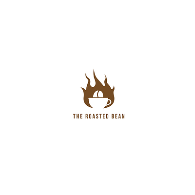 The Roasted Bean Logo adobe illustrator coffee dailylogochallenge design logo vector