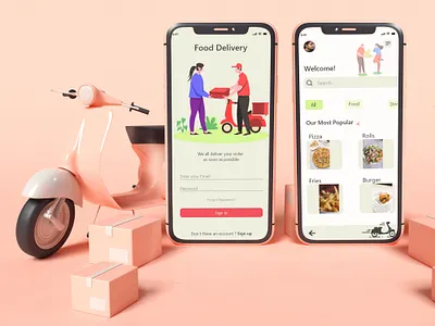 Food Delivery App UI app ui