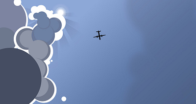 Aeroplane illustration aeroplane airc airplane cloud design illustration illustrator photoshop simple sketch