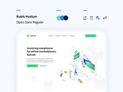 Easy Tax - Website design agency beautiful design design agency finance finance website illustration typography user experience design user interface user interface design ux uxui webdesign