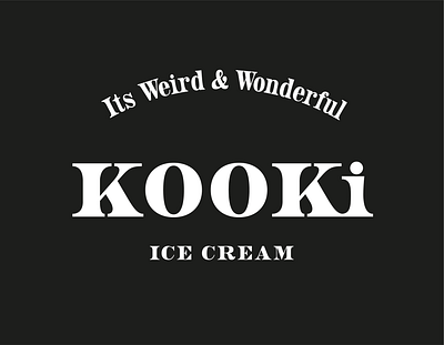 Kooki Ice Cream brand and packaging adobe adobe illustrator brand design brand identity branding branding design creative creative logo designer graphicdesign icecream lettering logo logodesign logodesigners minimal packagingdesign type typeface typography