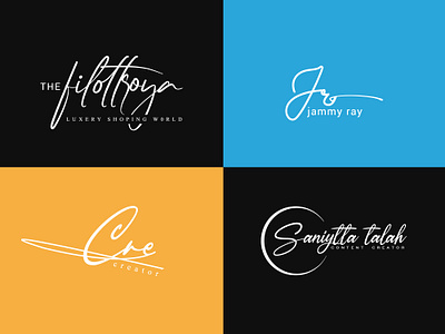 Signature Logo Design logo logo design logo idea logo illustration logo mark logodesign logotype signature signature font signature fonts signature logo signature logo design signature logo fonts signatures