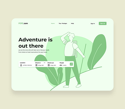 Pere Travel branding concept art concept design design designer desktop desktop design flat ui ui design uiux ux ux design web web design website website design