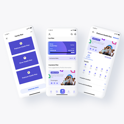 Insurrance App Exploration app design figma free freebie insurance app insurance company insurrance insurtech minimalist ui uidesign vector website