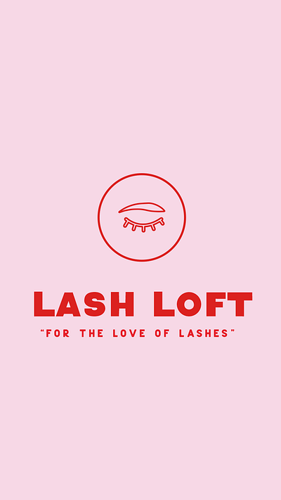 Lash Loft Brand Design brand design kit brand design liverpool brand designer branding design designer for hire designer portfolio lash salon branding logotype minimal modern retro design retro branding retro logo salon branding typography ui uk designer vector