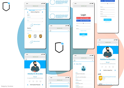 Scoutfy blue branding business education gif gray illustration logo new project soon ui design upcoming