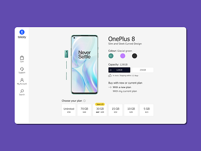 telesty phone co. android buy ecommerce flat phone sketch web