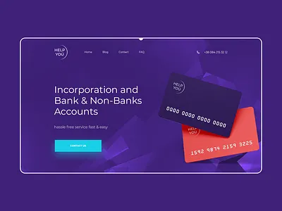 Concept design HelpYou clean design flat flow home page ui illustration landing page design minimal ui ux webdesign