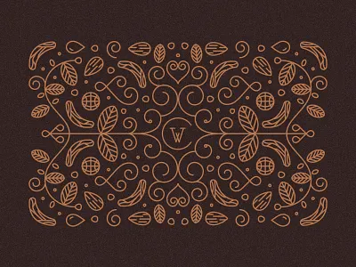 Carob World - Pattern branding carob design graphic design identity illustration monogram monogram logo packaging pattern