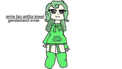 ernie fan art for the krew! fan art genderbend krew