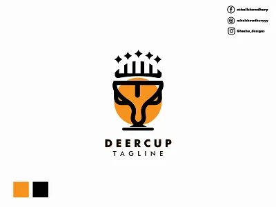 Deercup logo attitude branding business logo colourfull concept design creative logo cup elegant design flat font horse logo logo logo best design logo designs logo maker logo maker online meaningfull minimalist logo restaurant logo winner