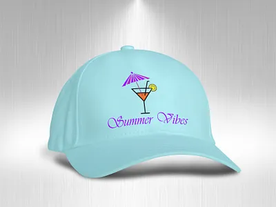 summer cap design branding clean design fashion design graphic design illustrator logo merchandise merchandise design vector