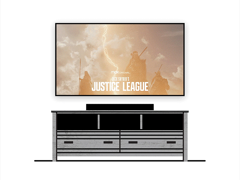 The Snyder Cut animation dc dccomics snydercut tvstand