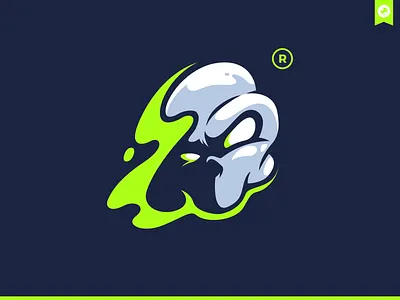 Second Death Skull mascot 2 branding bretagne didier graphiste illustration laureaux logo mascot mascot logo second skull two