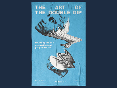 The Double Dip education freelance poster