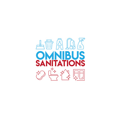 omnibus sanitations art branding graphic design icon illustration illustrator logo typography vector