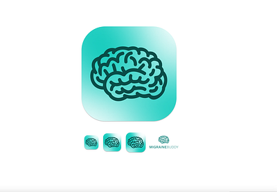 app icon redesign app icon app icons dailyui dailyui005 dailyuichallenge design healthcare logo migraine ui ux uxdesign