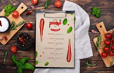 Pizza Menu Design adobe design food menu mockup photoshop pizza